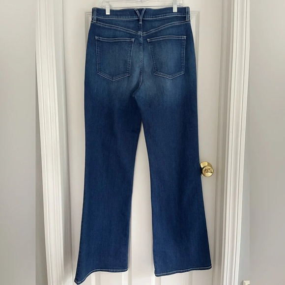 Veronica Beard Crosbie Wide Leg High Rise Astro Wash Jeans Size 32 - Picture 3 of 13